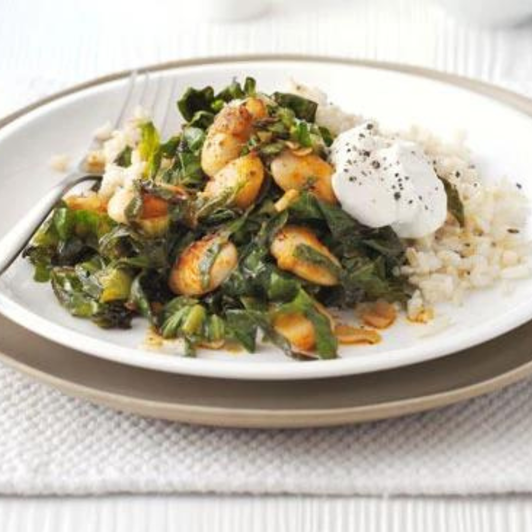Smoky Greens and Butter Beans