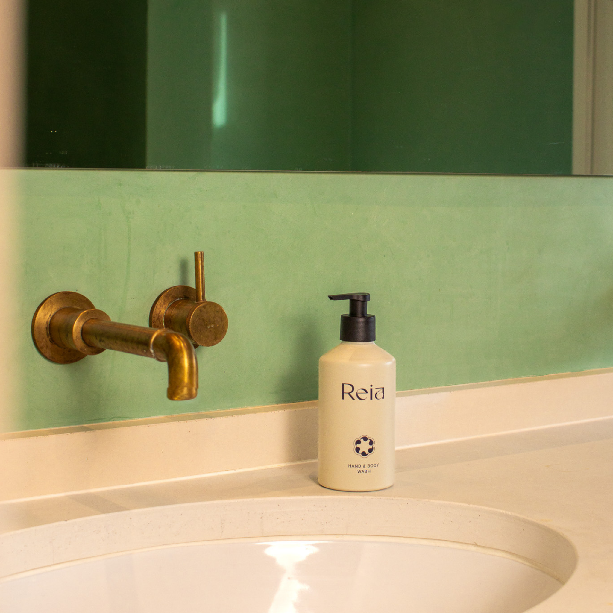 350ml Stone Aluminium Forever Bottle and Pump