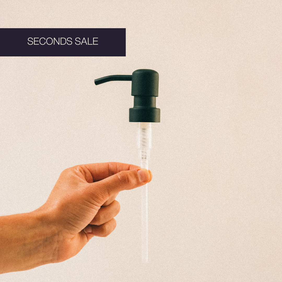 Seconds Sale: Metal Pumps